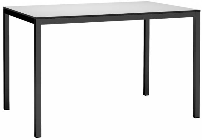 Стол ламинированный Mirto антрацит, белый 1190х790х750 мм