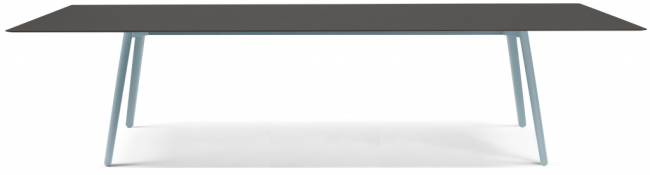 Стол ламинированный Squid голубой, черный fenix 2990х1200х730 мм