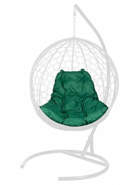 Подушка для одноместного подвесного кресла, зеленая