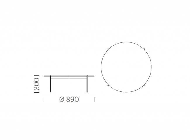 Столик кофейный Blume античная латунь, темно-бежевый мрамор Ø890х300 мм Столик кофейный Blume античная латунь, темно-бежевый мрамор Ø890х300 мм