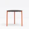 Стол обеденный Jump TJ3 оранжевый, черный Ø690х730 мм