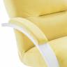 Кресло-качалка Leset Милано Слоновая кость V28 желтый