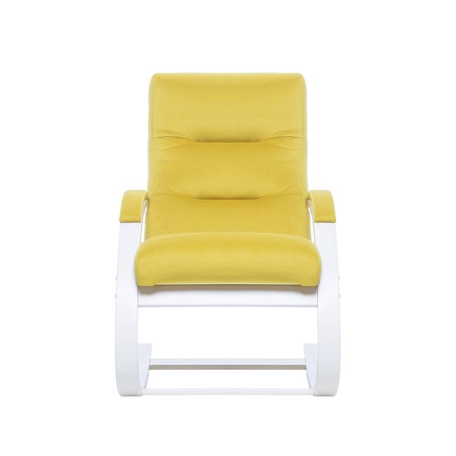 Кресло-качалка Leset Милано Слоновая кость V28 желтый