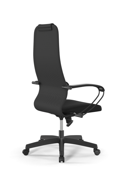 Кресло Sit 8 B1-10K - UMF(X1) /Uh02/Wh00/K1bL(M09.B02.G15.W01), тем.серый-черный