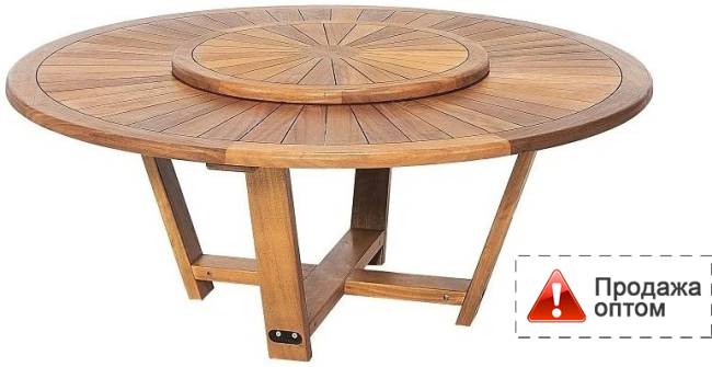 Стол деревянный обеденный Protocol Ø2000х750 мм