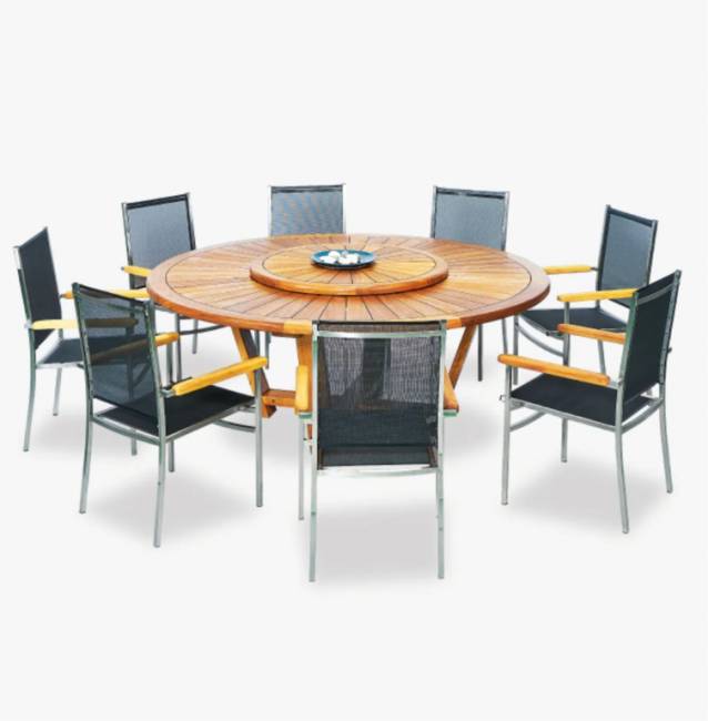 Стол деревянный обеденный Protocol Ø2000х750 мм