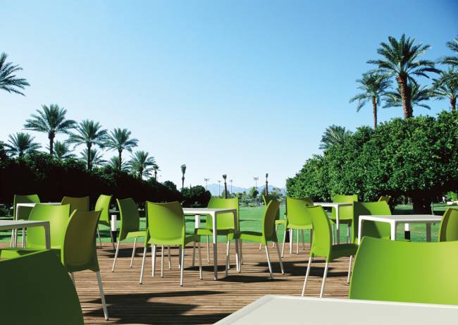 Стул пластиковый Vita светло-зеленый 440х530х800 мм