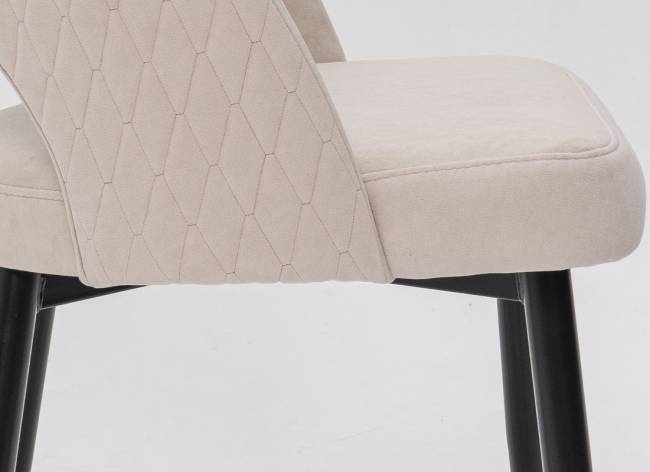 Стул Dominic ivory Romb / Black