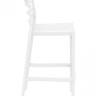 Стул пластиковый барный Chiavari Bar 75 белый 480х520х1130 мм