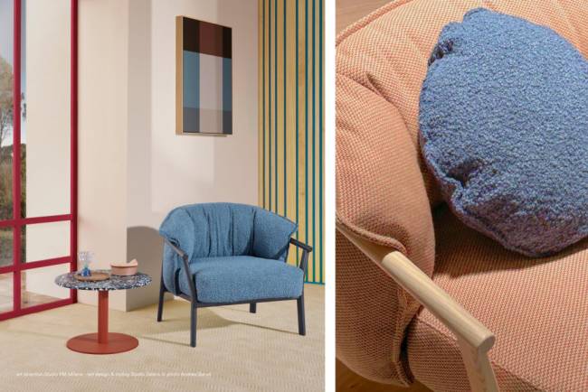 Кресло деревянное с подушкой Lamorisse Lounge 835х660х720 мм Кресло деревянное с подушкой Lamorisse Lounge 835х660х720 мм