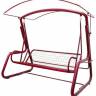 Садовые качели трехместные "ОАЗИС ЛЮКС", бордо