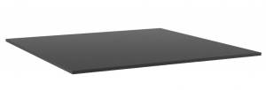 Столешница квадратная Air черный 600х600х12 мм