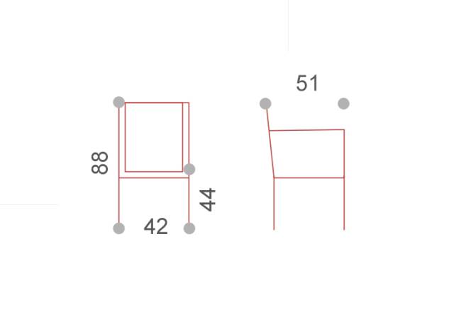 Стул металлический текстиленовый GS 955 дерево, коричневый 420х510х880 мм