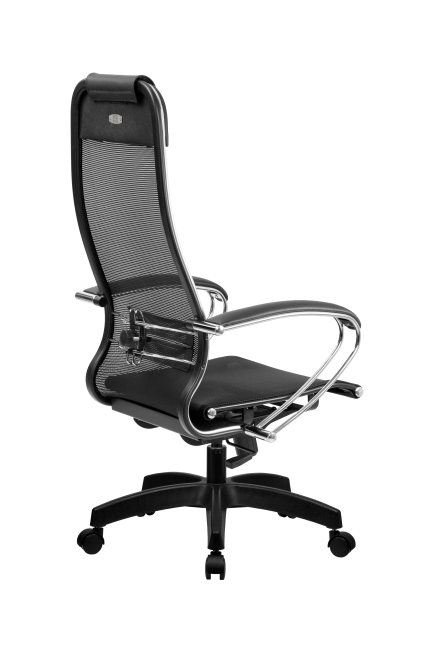 Кресло МЕТТА-12(MPRU)/подл.131/осн.001, черный