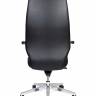Кресло офисное / Capital Black / алюминиевая база / черная экокожа