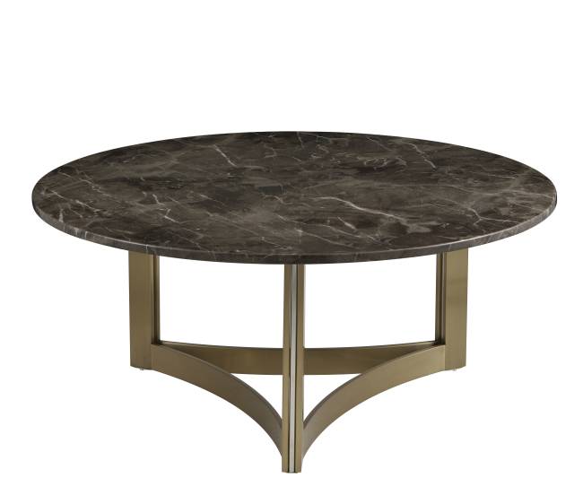 Журнальный столик Кассия 90*90 см темная керамика