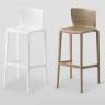 Стул пластиковый барный Spyker Stool серый 475х460х1025 мм