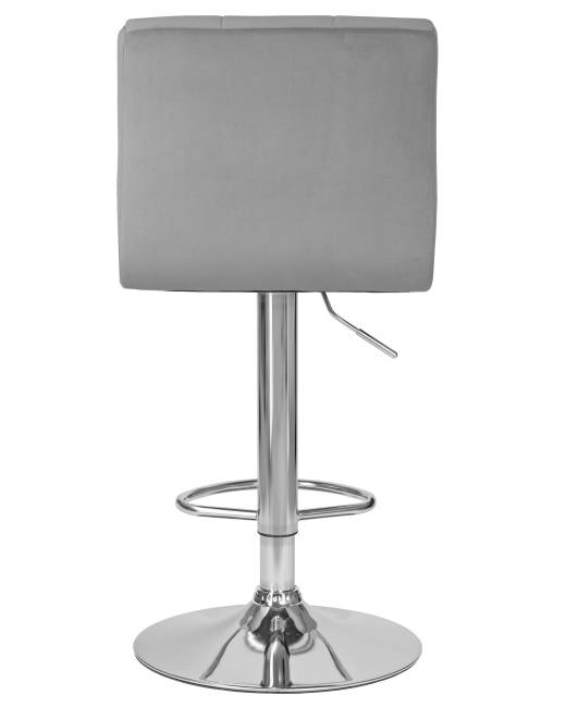 Стул барный DOBRIN CANDY, серый велюр (MJ9-75)