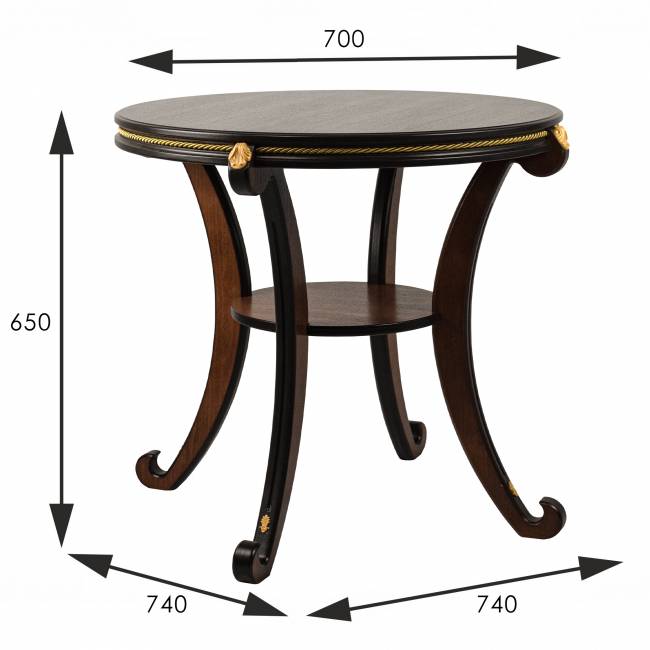 Стол журнальный Глория М орех Л Стол журнальный Глория М орех Л
