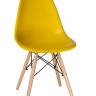 Набор 4 шт Стул обеденный DOBRIN DSW, ножки светлый бук, цвет жёлтый (Y-01)