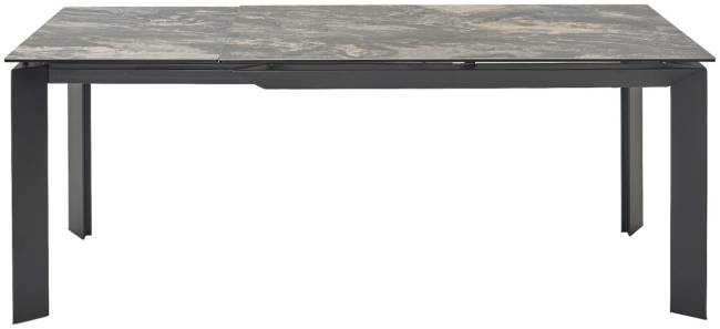 Стол CREMONA 140 KL-176, итальянская керамика/ черный каркас, ®DISAUR