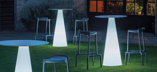 Табурет пластиковый барный Happy антрацит 480х410х805 мм