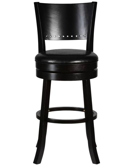 Набор 2 шт Вращающийся полубарный стул DOBRIN TONY COUNTER, капучино, черный