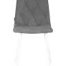 Набор 4 шт Стул обеденный DOBRIN CHILLY ROMBO, Серый Simple 33, основание белый