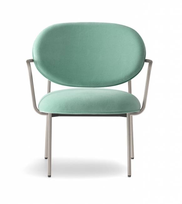 Кресло лаунж с обивкой Blume серый 700х620х770 мм