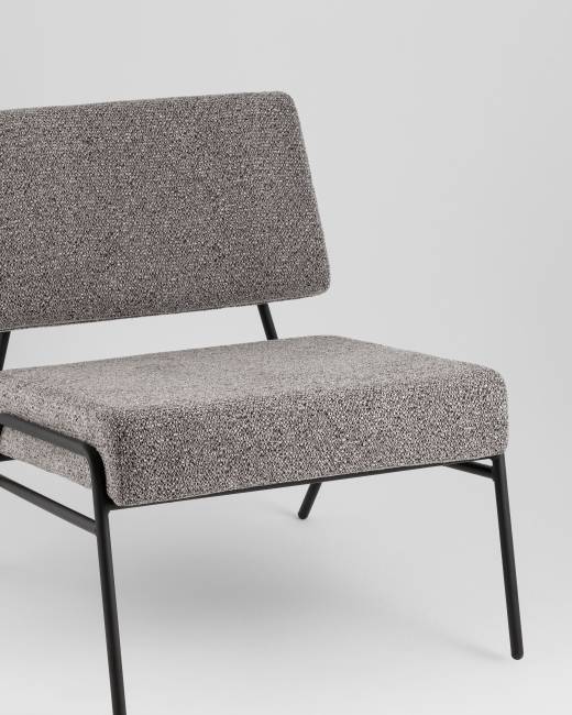 Кресло Теллинг шенилл серый