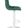 Стул барный DOBRIN TAILOR WHITE, зеленый велюр (MJ9-88)