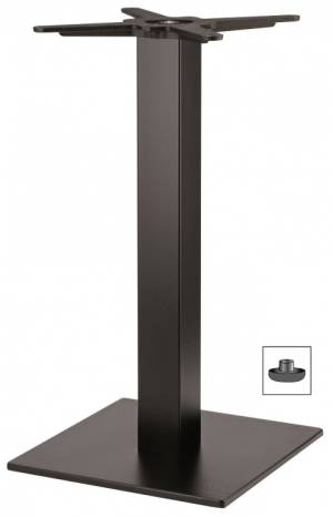 Подстолье металлическое Tiffany черный 400х400х730 мм