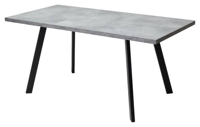 Стол BRICK M 120 Бетон Портленд/ Черный М-City