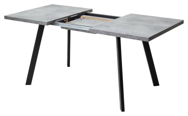 Стол BRICK M 120 Бетон Портленд/ Черный М-City