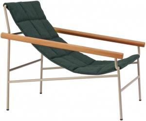 Кресло лаунж металлическое Dress Code Glam Outdoor тортора, черный 750х860х745 мм