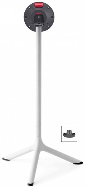 Подстолье металлическое барное складное Tripe Folding белый Ø610х1090 мм