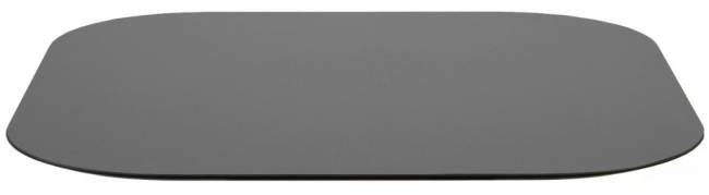 Столешница квадратная со скругленными углами Compact Laminate антрацит 700х700х10 мм Столешница квадратная со скругленными углами Compact Laminate антрацит 700х700х10 мм