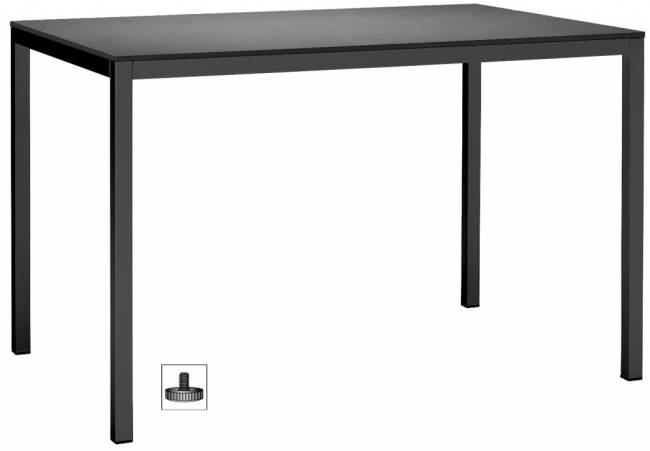 Стол ламинированный Mirto антрацит 1190х790х750 мм