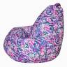 Кресло Мешок Груша Аккорд (XL, Классический) Фиолетовый Жаккард