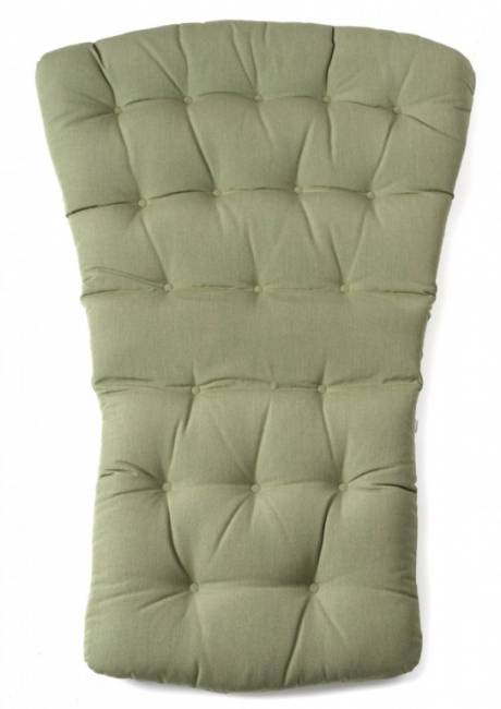 Лаунж-кресло пластиковое с подушкой Folio агава, зеленый 720х810-925х1130-1065 мм