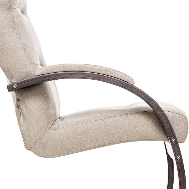 Кресло Leset Монэ Венге текстура Malmo 05 (бежевый)