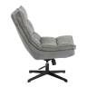 Кресло лаунж Reflex/Рефлекс с пуфом велюр/букле (HYP), светло-серый светло-серый велюр/букле (HYP)