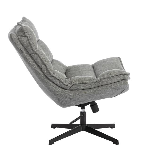 Кресло лаунж Reflex/Рефлекс с пуфом велюр/букле (HYP), светло-серый светло-серый велюр/букле (HYP)