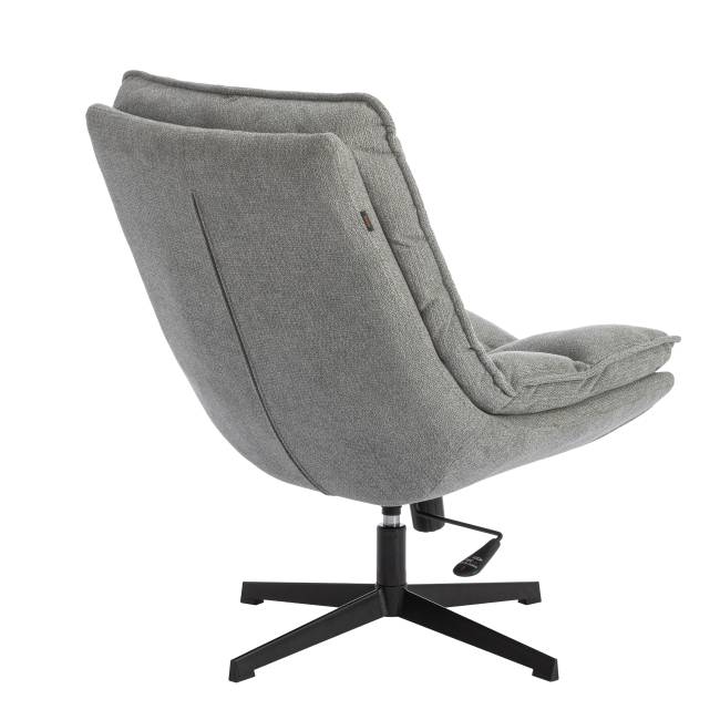 Кресло лаунж Reflex/Рефлекс с пуфом велюр/букле (HYP), светло-серый светло-серый велюр/букле (HYP)