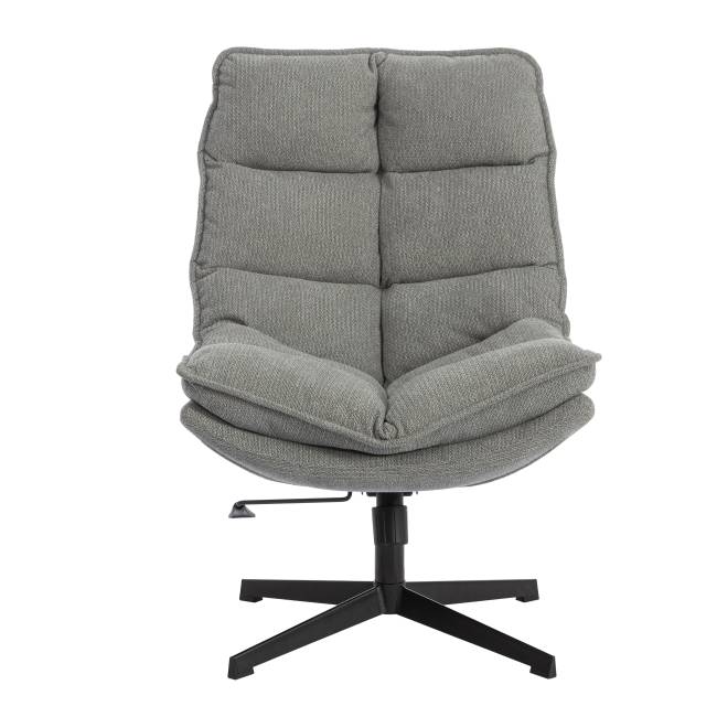 Кресло лаунж Reflex/Рефлекс с пуфом велюр/букле (HYP), светло-серый светло-серый велюр/букле (HYP)