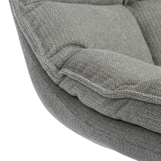 Кресло лаунж Reflex/Рефлекс с пуфом велюр/букле (HYP), светло-серый светло-серый велюр/букле (HYP)