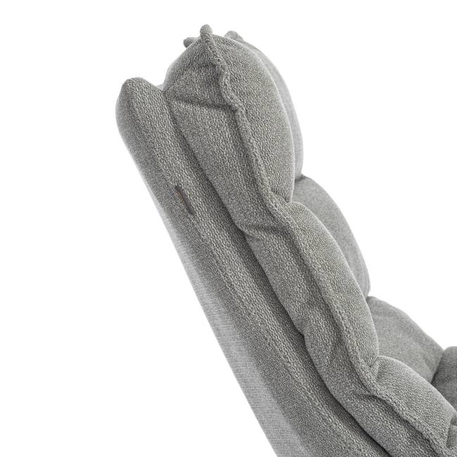 Кресло лаунж Reflex/Рефлекс с пуфом велюр/букле (HYP), светло-серый светло-серый велюр/букле (HYP)