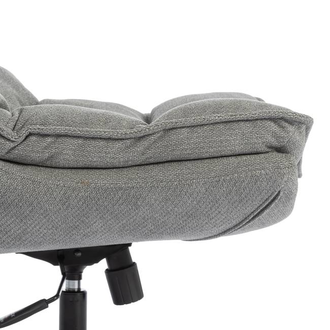 Кресло лаунж Reflex/Рефлекс с пуфом велюр/букле (HYP), светло-серый светло-серый велюр/букле (HYP)