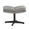 Кресло лаунж Reflex/Рефлекс с пуфом велюр/букле (HYP), светло-серый светло-серый велюр/букле (HYP)