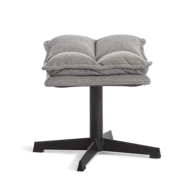 Кресло лаунж Reflex/Рефлекс с пуфом велюр/букле (HYP), светло-серый светло-серый велюр/букле (HYP)